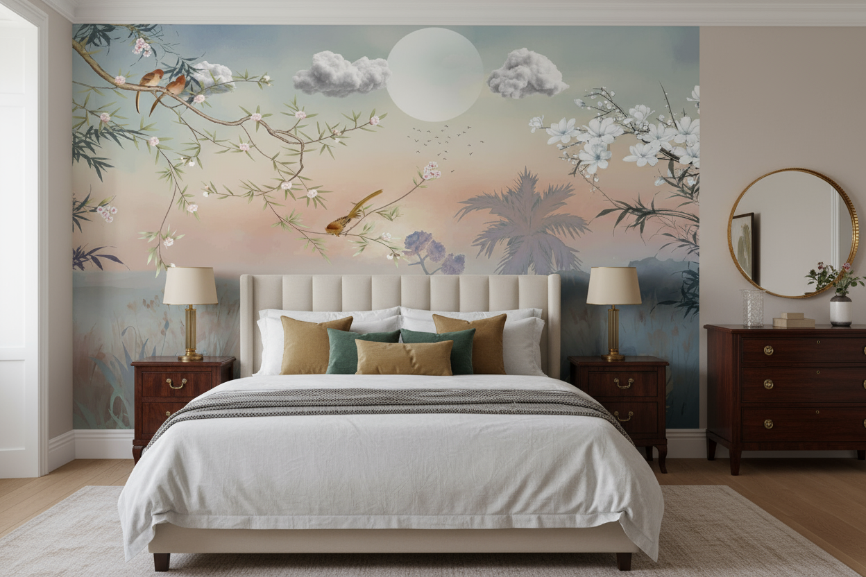 Best Customised Wallpaper Shop In Gurgaon - Whispers of Dawn - Wallpaper Studio