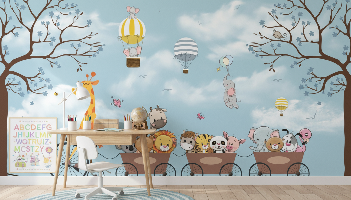 Best Customised Wallpaper Shop in Gurgaon - Cartoon Wall Mural - Wallpaper Studio