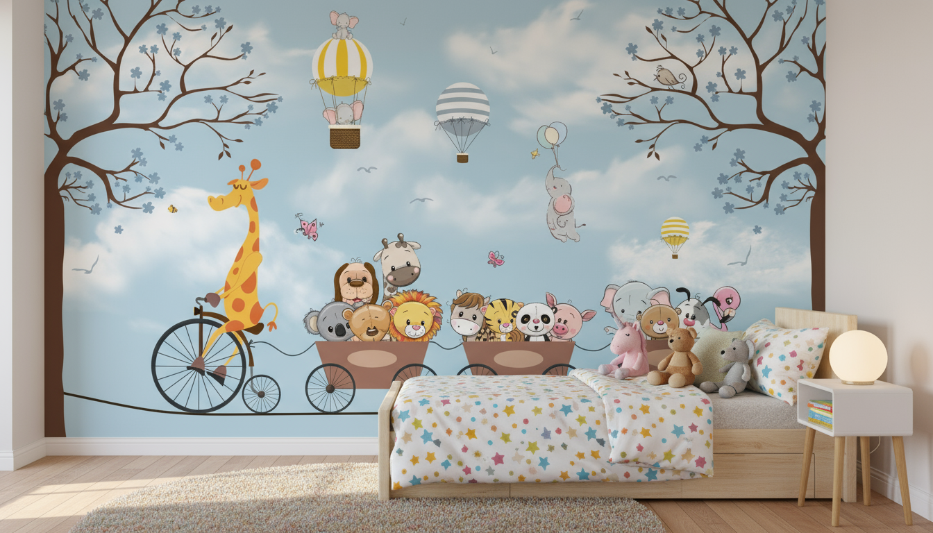 Best Customised Wallpaper Shop in Gurgaon - Cartoon Wall Mural - Wallpaper Studio