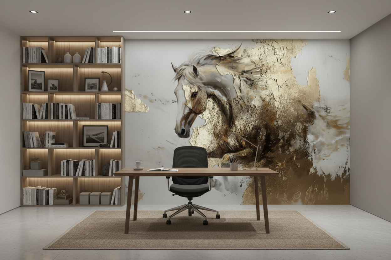 Best Customize Wallpaper Shop in Gurgaon - Golden Gallop - Wallpaper Studio