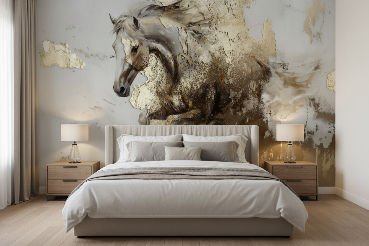 Best Customize Wallpaper Shop in Gurgaon - Golden Gallop - Wallpaper Studio