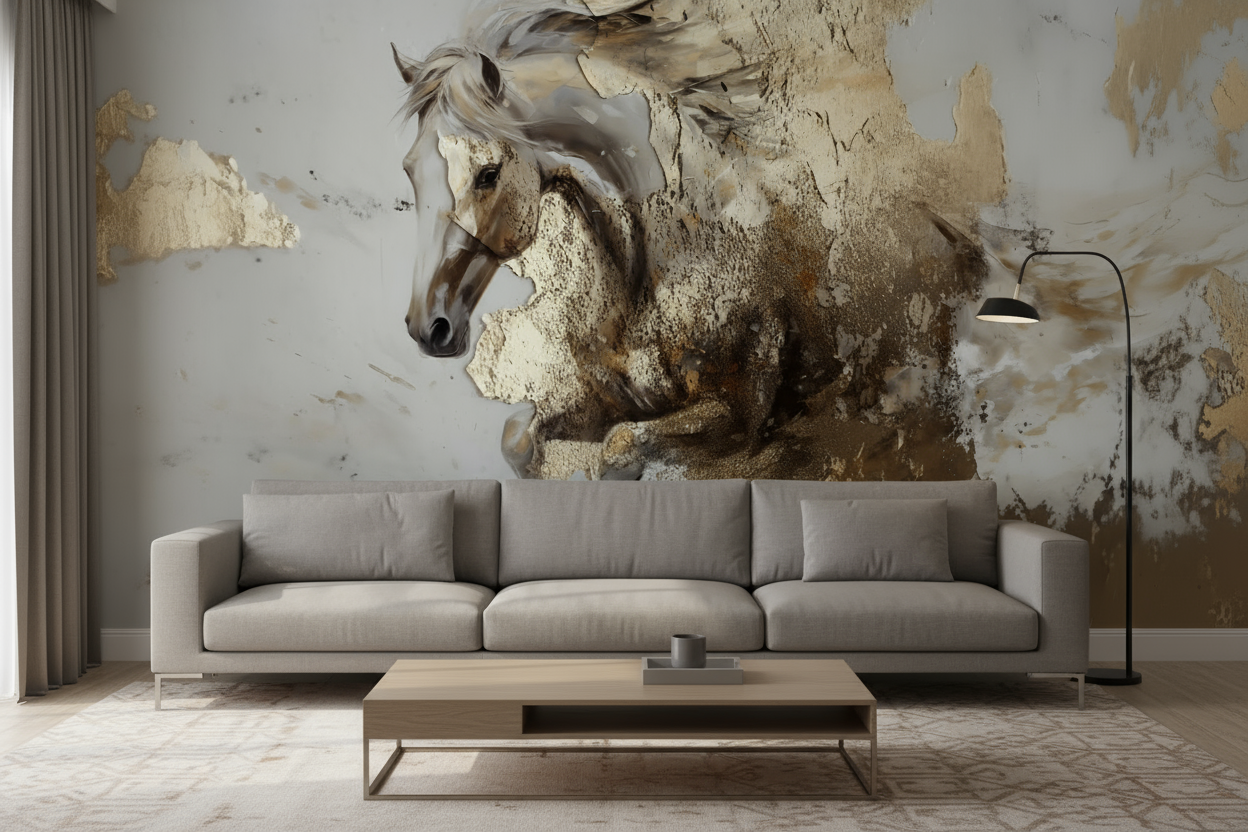 Best Customize Wallpaper Shop in Gurgaon - Golden Gallop - Wallpaper Studio