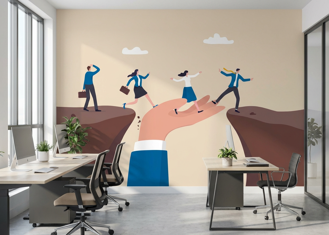 Best_Wallpaper_Shop_In_Gurgaon_Teamwork_Together_Wallpaper_Studio