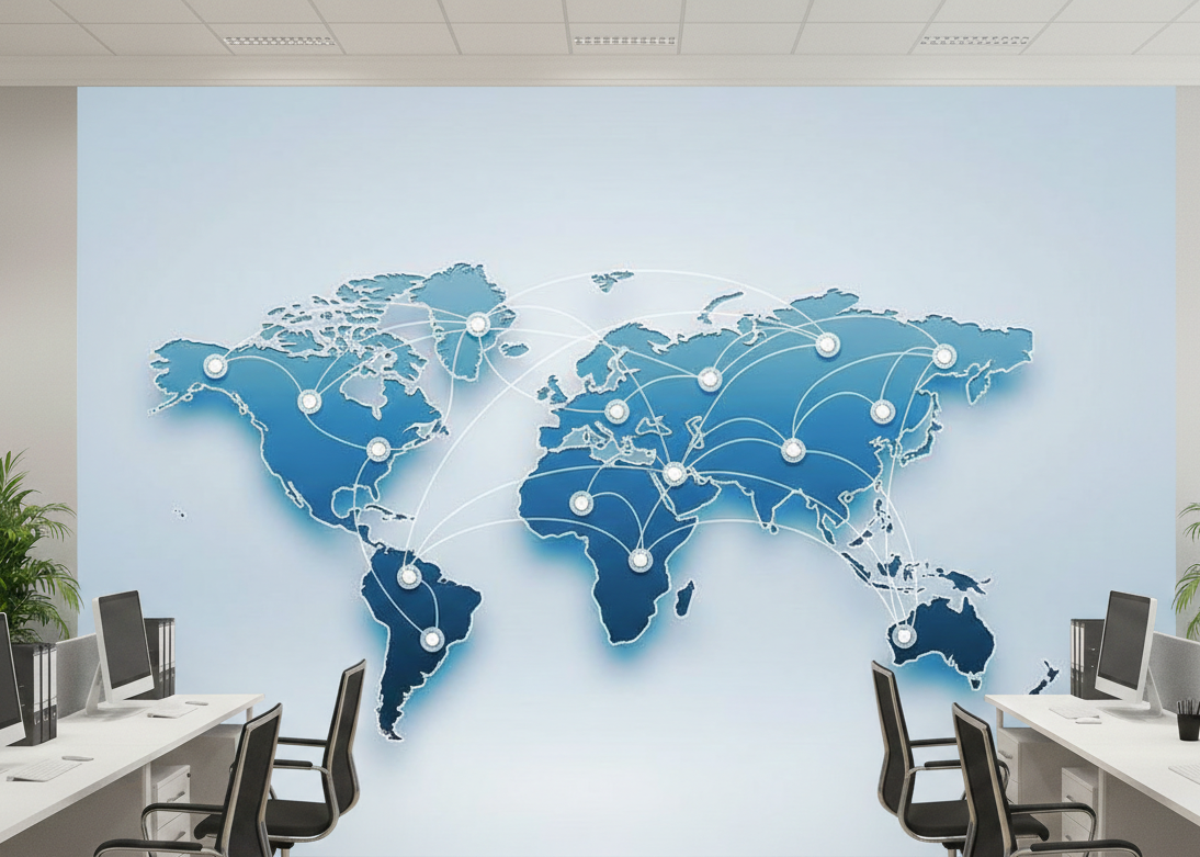 Best_Wallpaper_Shop_In_Gurgaon_Worldwide_map_Wallpaper_Studio