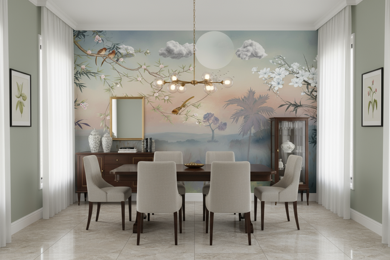 Best Customised Wallpaper Shop In Gurgaon - Whispers of Dawn - Wallpaper Studio