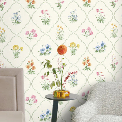 Best Wallpaper Shop In Gurgaon_Botanical Lattice_Wallpaper Studio