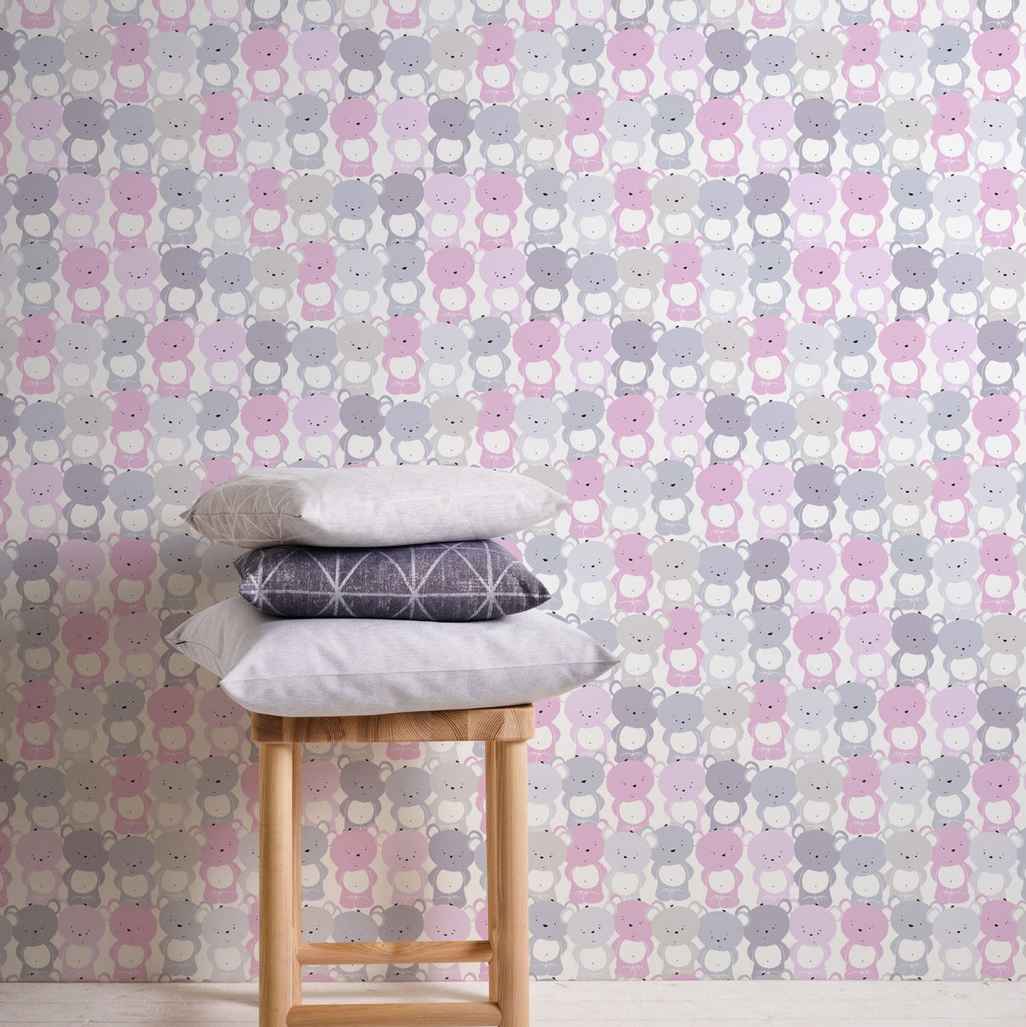 Best Wallpaper Shop In Gurgaon_Cute Teddy Talks_Wallpaper Studio
