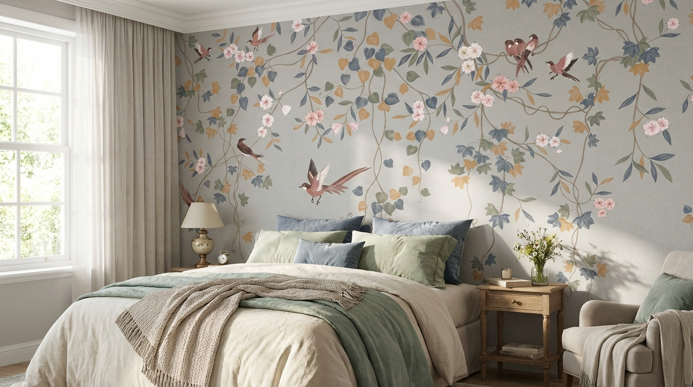Best Wallpaper Shop In Gurgaon_Gentle Harmony_Wallpaper Studio