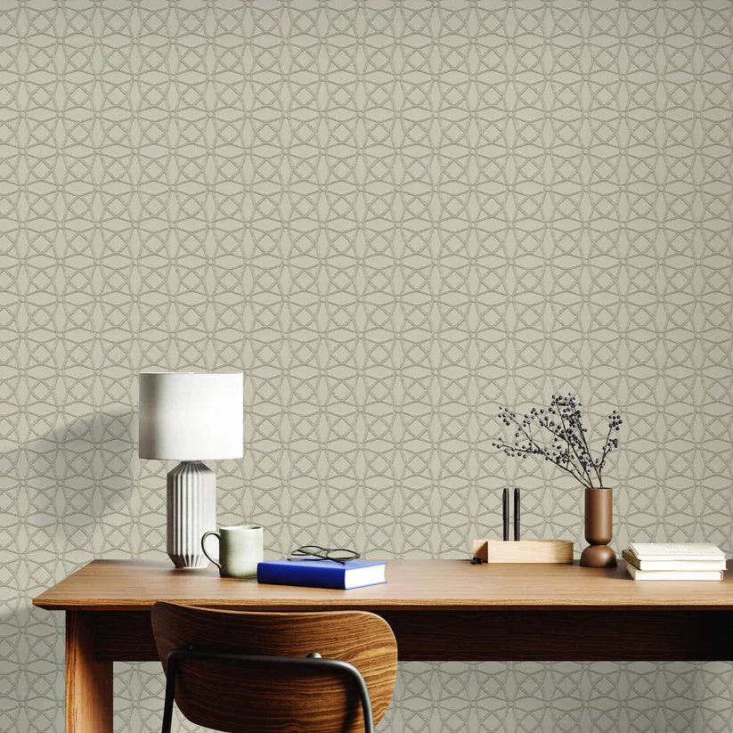 Best Wallpaper Shop In Gurgaon_Lattice Elegance_Wallpaper Studio