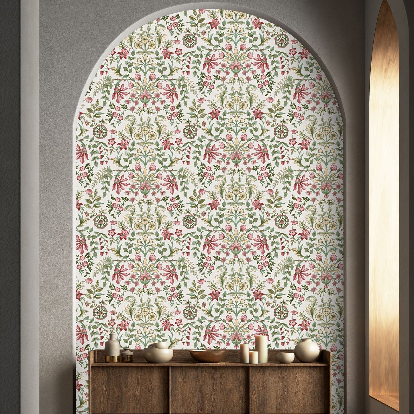 Best Wallpaper Shop In Gurgaon_Lichen Green_Wallpaper Studio