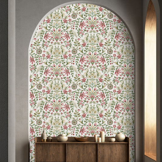 Best Wallpaper Shop In Gurgaon_Lichen Green_Wallpaper Studio
