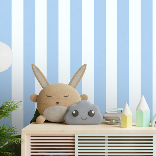 Best Wallpaper Shop In Gurgaon_Pastel Stripes_Wallpaper tudio