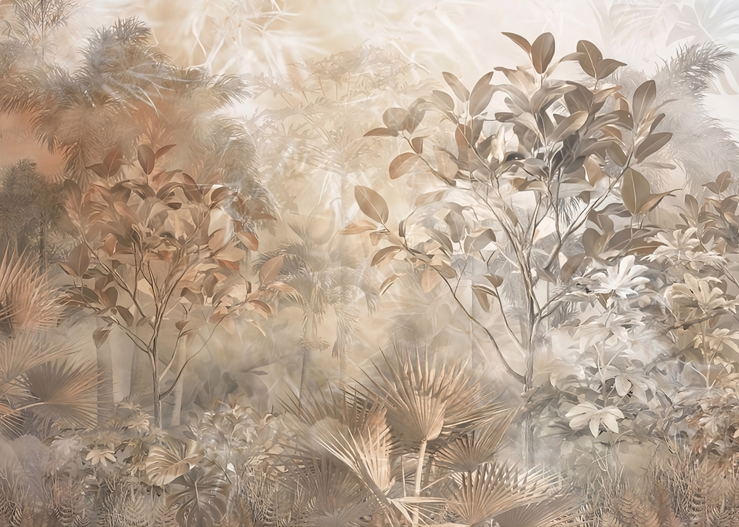 Best Wallpaper Shop In Gurgaon_Serene Botanical Landscape_Wallpaper Studio