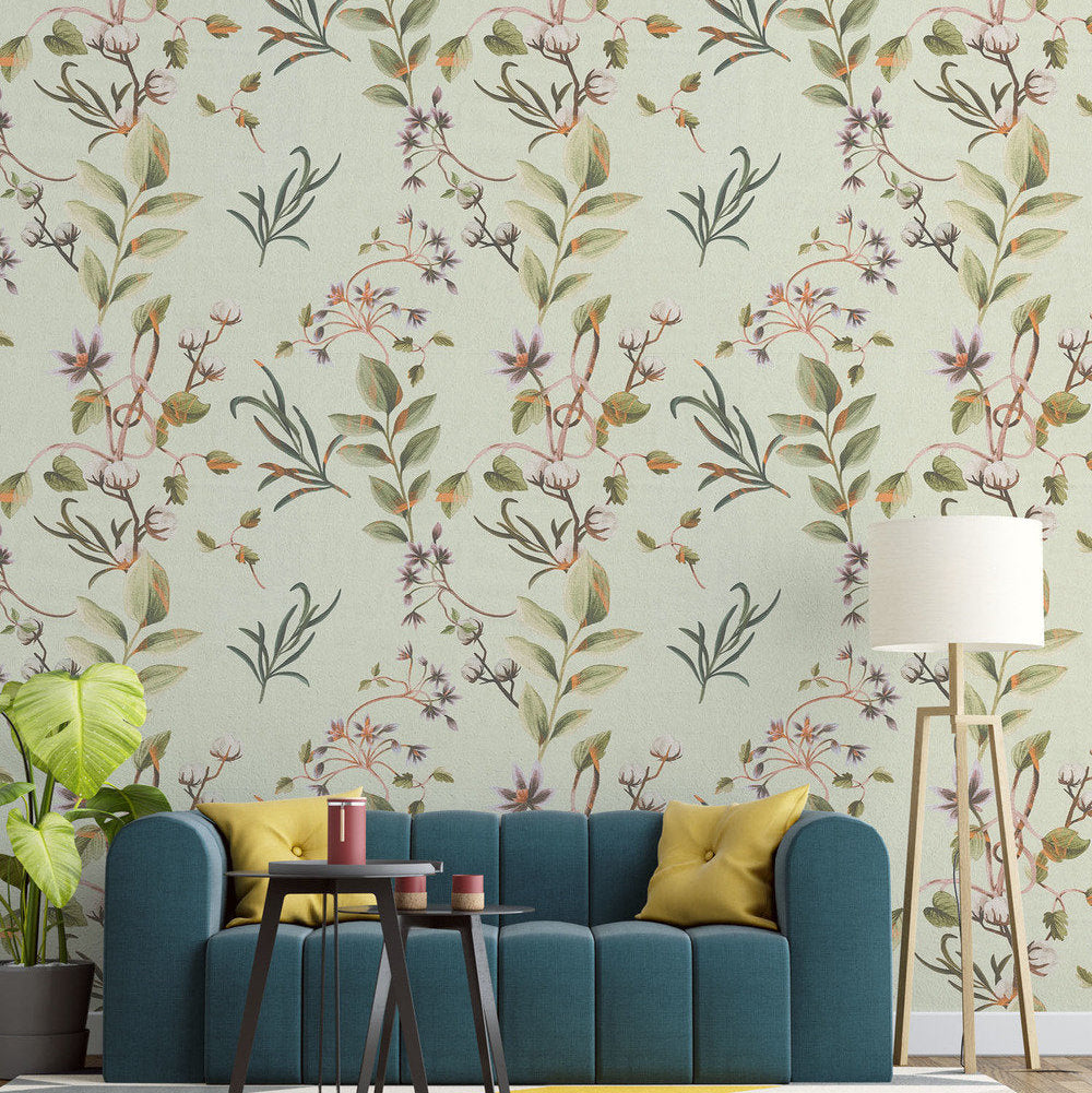 Best Wallpaper Shop In Gurgaon_Tropical Elegance_Wallpaper Studio