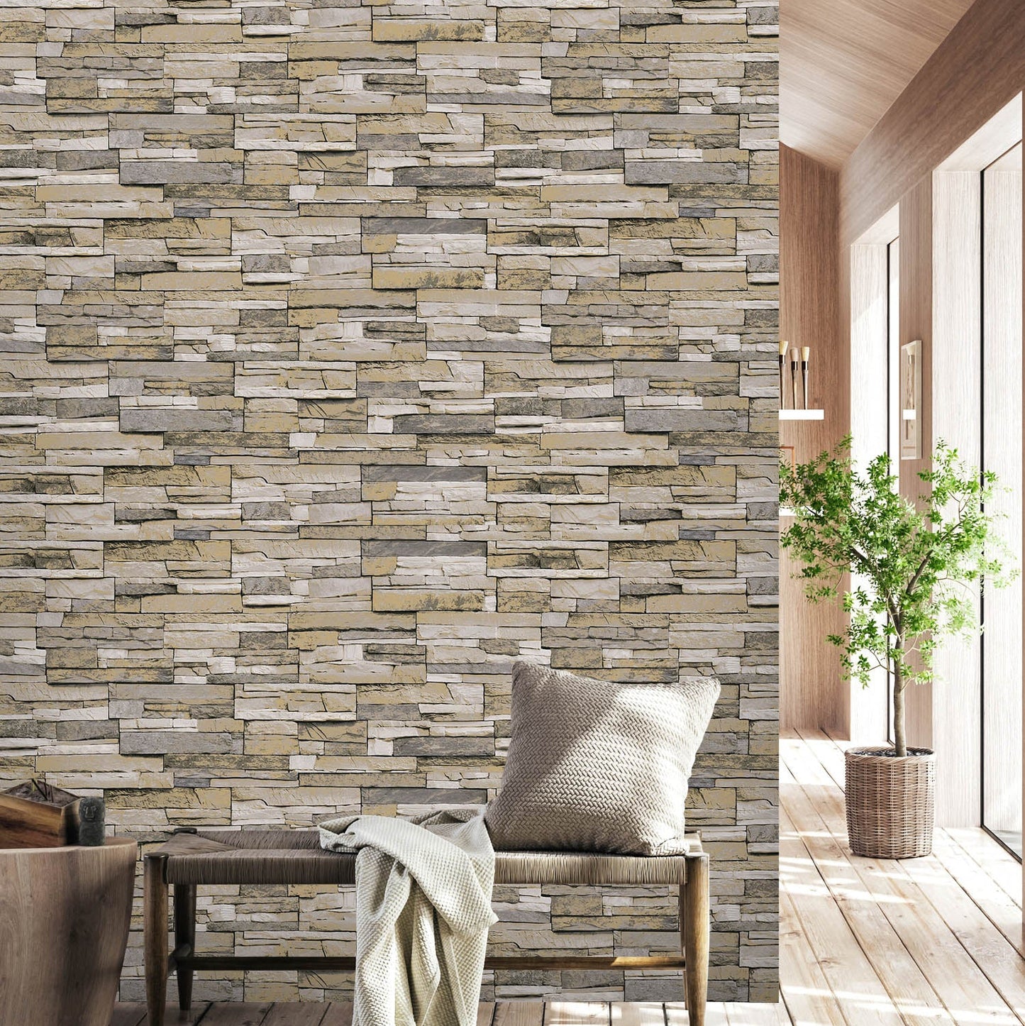 Best Wallpaper Shop In Gurgaon_Tufa Limestone_Wallpaper Studio
