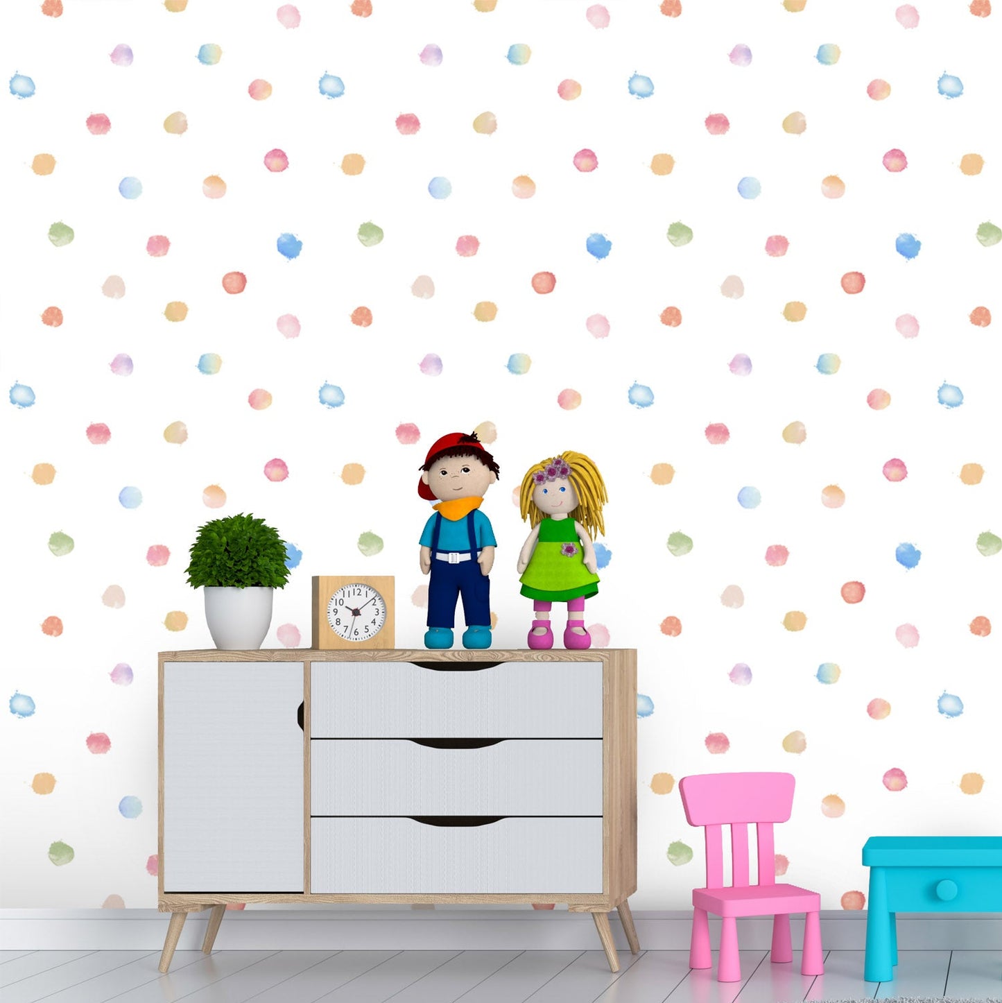 Best Wallpaper Shop In Gurgaon_Watercolor Drops_Wallpaper Studio