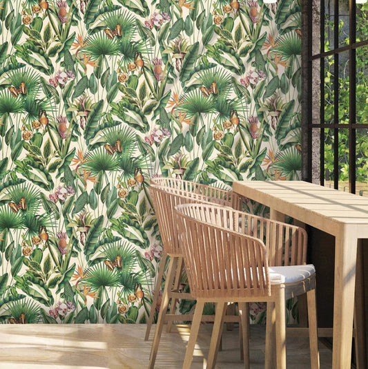 Best Wallpaper Shop in Gurgaon_Tropical Riverie_Wallpaper Studio