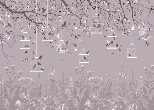 Best Wallpaper Showroom In Gurgaon_Blosomming Branches_Wallpaper Studio