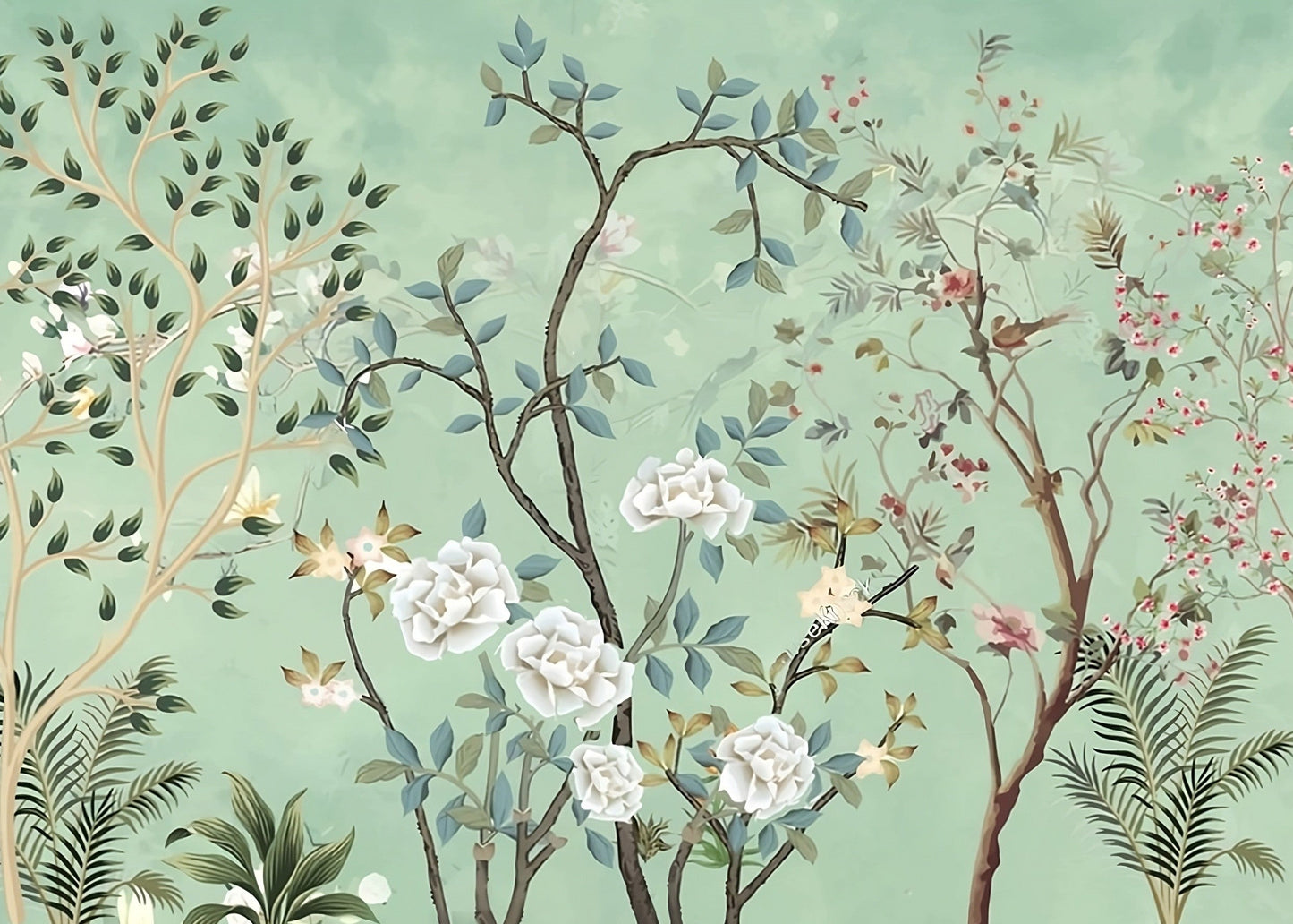 Best Wallpaper Showroom In Gurgaon_Botanical Mural_Wallpaper Studio