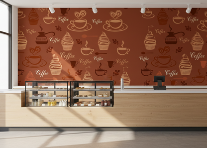 Best Wallpaper Showroom In Gurgaon_Cafe Shop_Wallpaper Studio