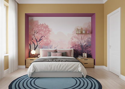 Best Wallpaper Showroom In Gurgaon_Cherry Blossom_Wallpaper Studio