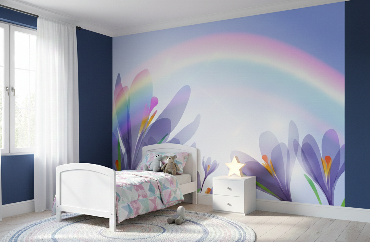Best Wallpaper Showroom In Gurgaon_Rainbow_Wallpaper Studio