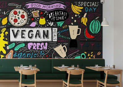 Best Wallpaper Showroom In Gurgaon_Restaurant Wallmural_Wallpaper Studio