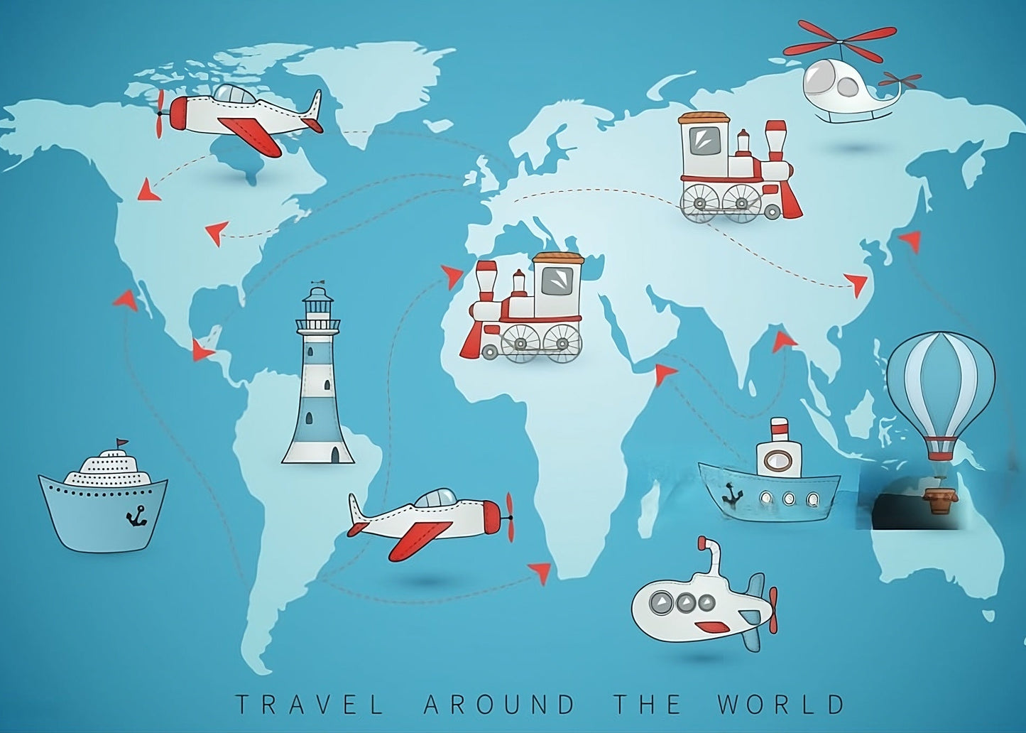 Best Wallpaper Showroom In Gurgaon_Travel World Map_Wallpaper Studio
