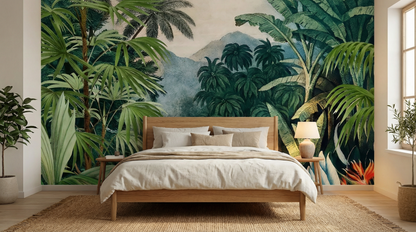 Best Wallpaper Showroom In Gurgaon_Tropical Mural_Wallpaper Studio
