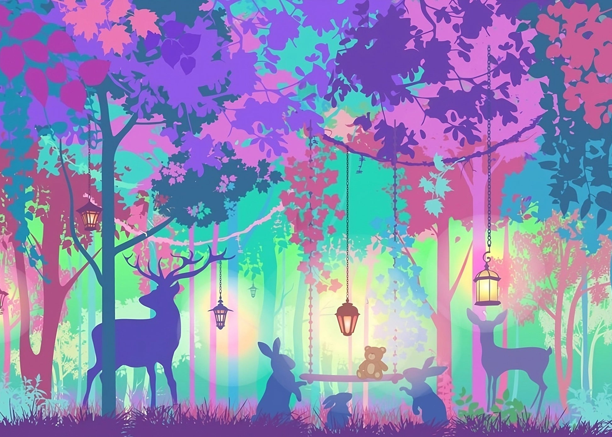 Best Wallpaper Showroom in Gurgaon_Deer Wallmural_Wallpaper Studio