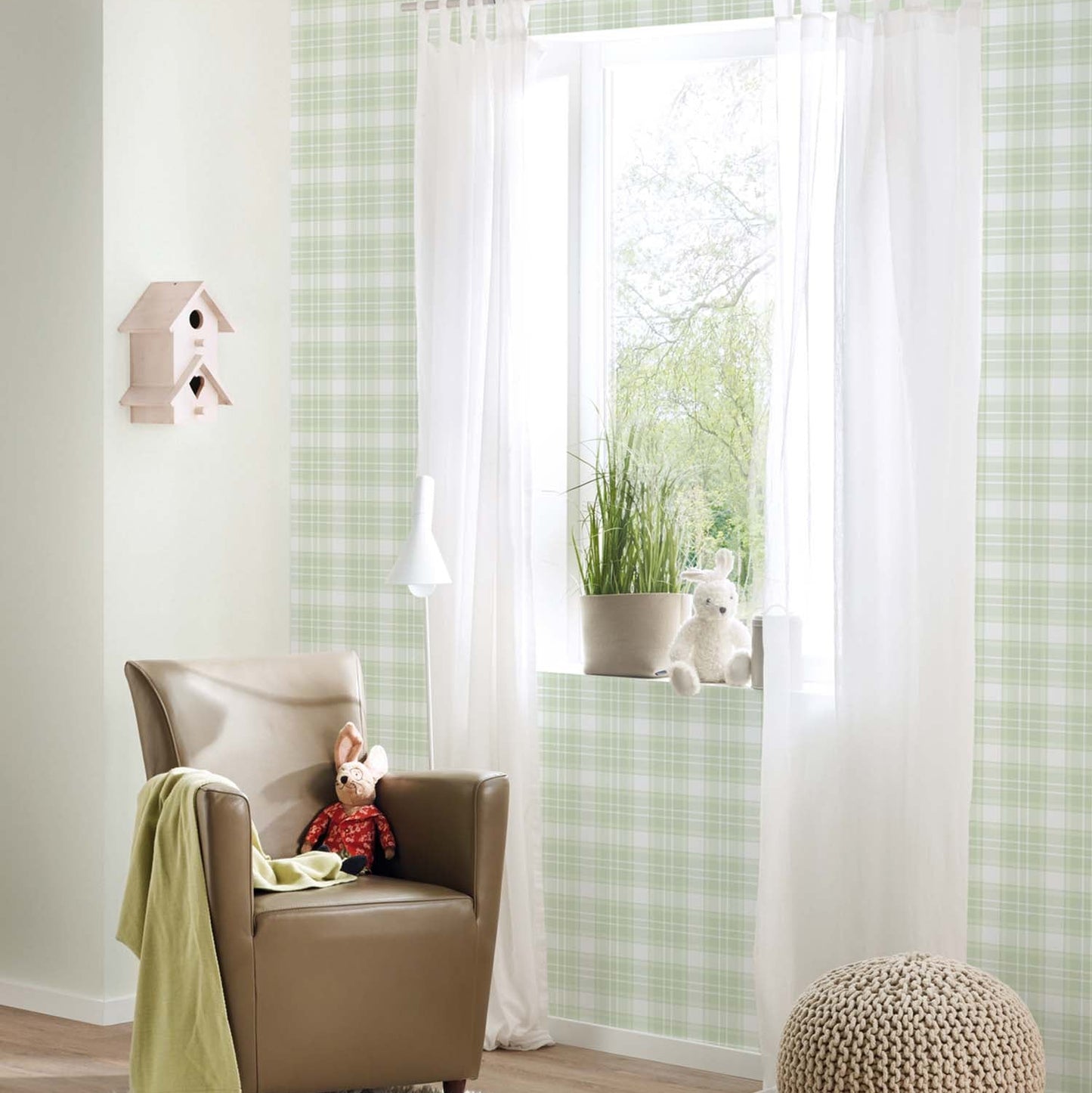 Best Wallpaper hop In Gurgaon_Pastels Checkered_Wallpaper Studio