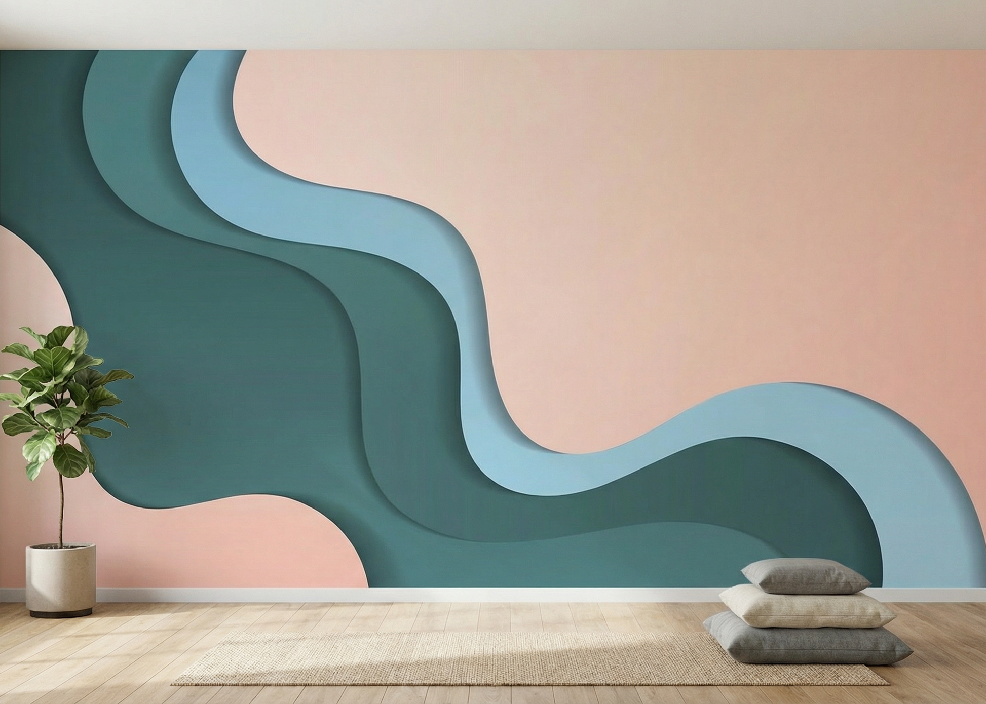 Best Wallpapr Showroom In Gurgaon_Abstract Wallpaper_Wallpaper Studio