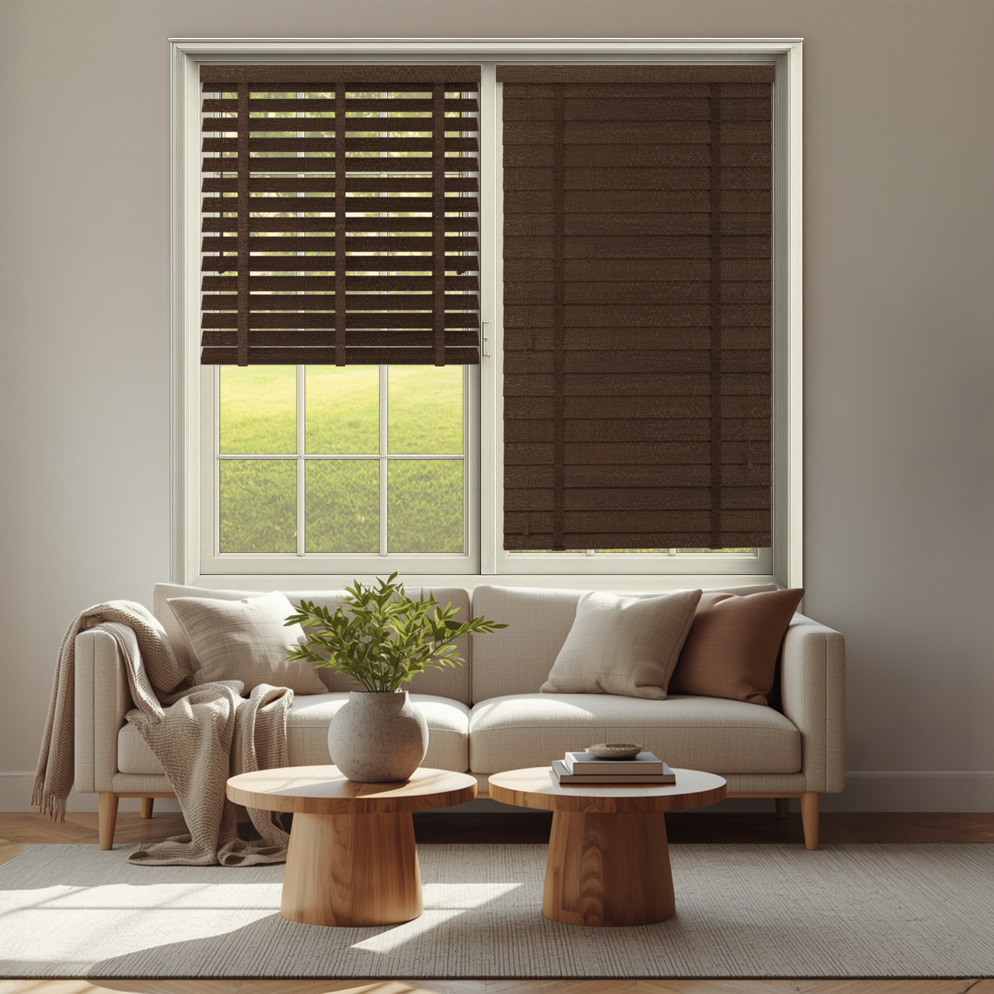 Best Window Blind Showrrom In Gurgaon_Wooden Blind_Wallpaper Studio