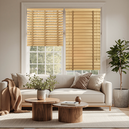 Best Window Blind Showrrom In Gurgaon_Wooden Blind_Wallpaper Studio