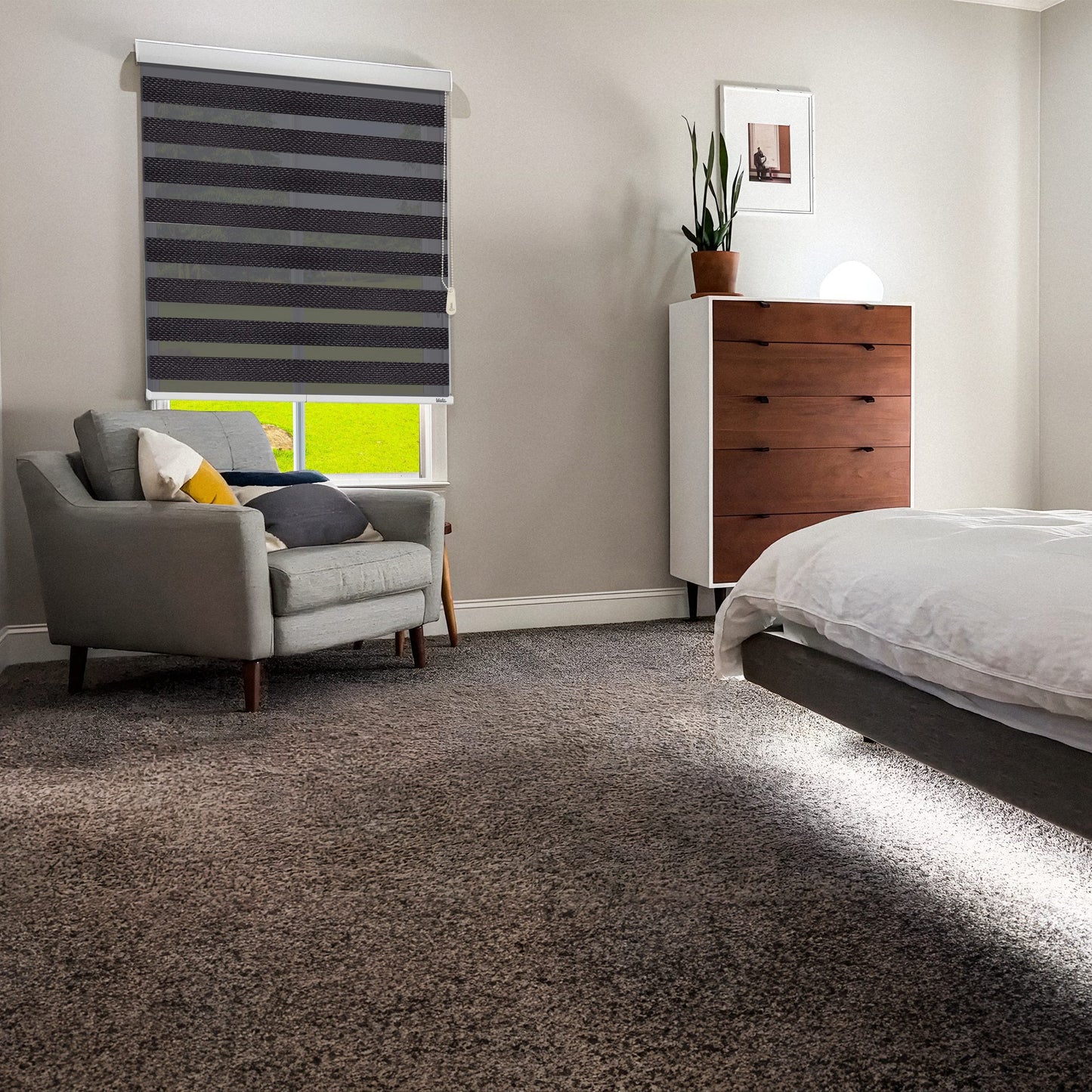 Best Window Blind Showrrom In Gurgaon_Zebra Blind_Wallpaper Studio