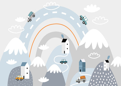 Whimsical Mountain Roads: A Journey Through Playful Peaks