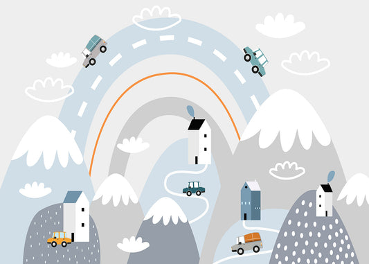 Whimsical Mountain Roads: A Journey Through Playful Peaks