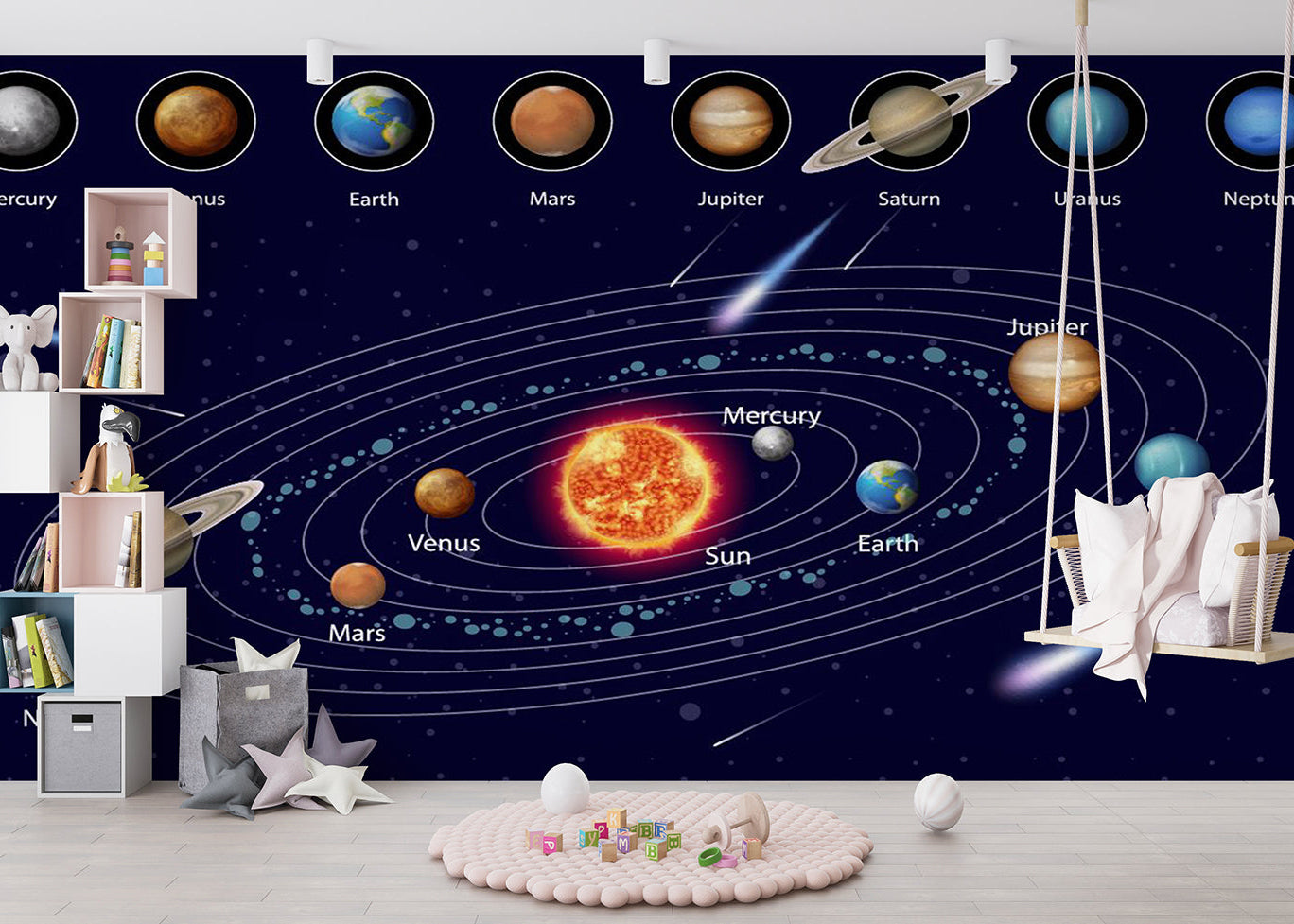 Solar System at a Glance: A Colorful Journey Through Space