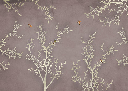 Muted Elegance: Birds and Branches