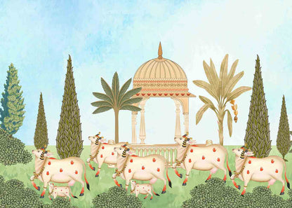 Graceful Daytime Procession: Celebrating Tradition