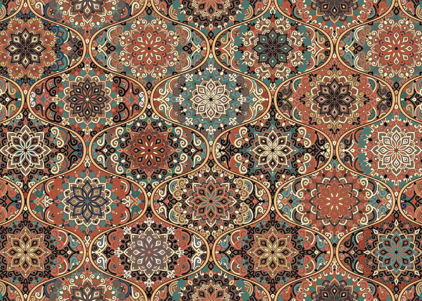 Intricate Vintage Floral Pattern