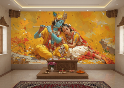 Sacred Melody of Love: Radha and Krishna in an Eternal Devotion
