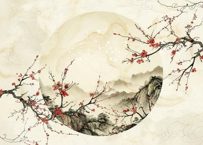Whispers of Spring Floating Through Ancient Mountain Mist